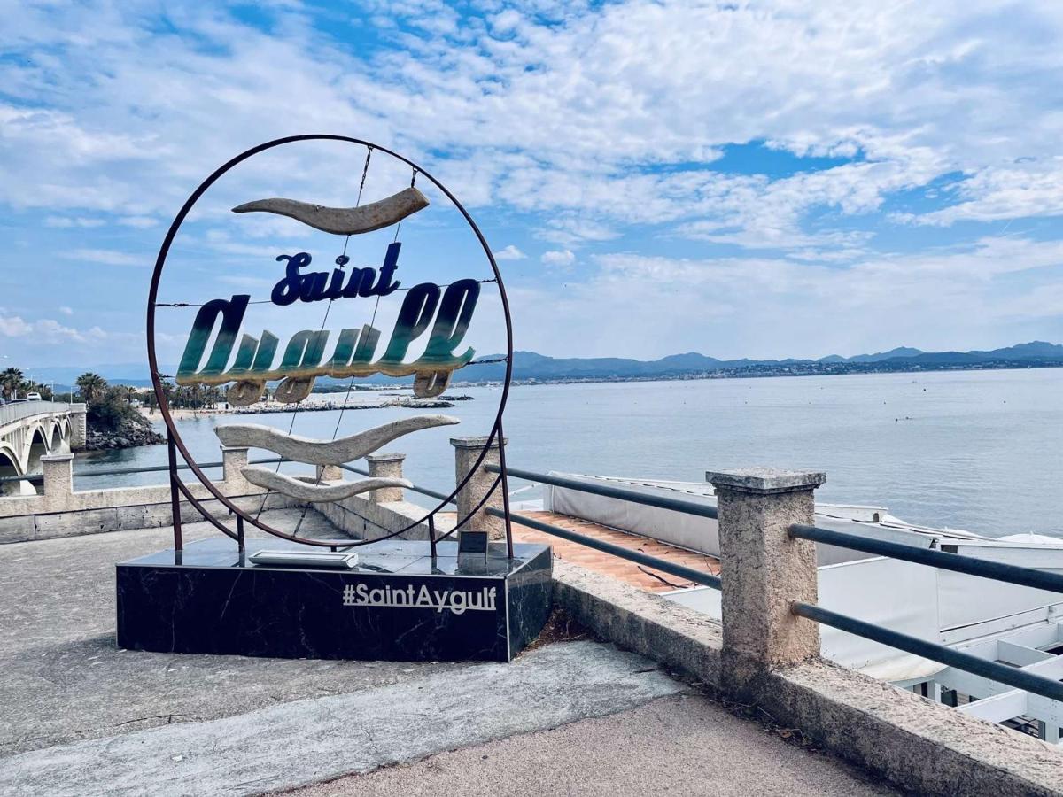 Studio Cabine Avec Piscine, Tennis Et Parking A 400M De La Plage - 4 Couchages, Saint-Aygulf - Fr-1-226A-89 Saint Aygulf Buitenkant foto